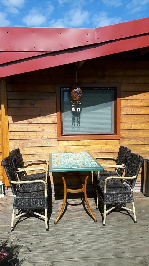 Vrijstaande Blokhut Villa Egmond-Binnen Dış mekan fotoğraf